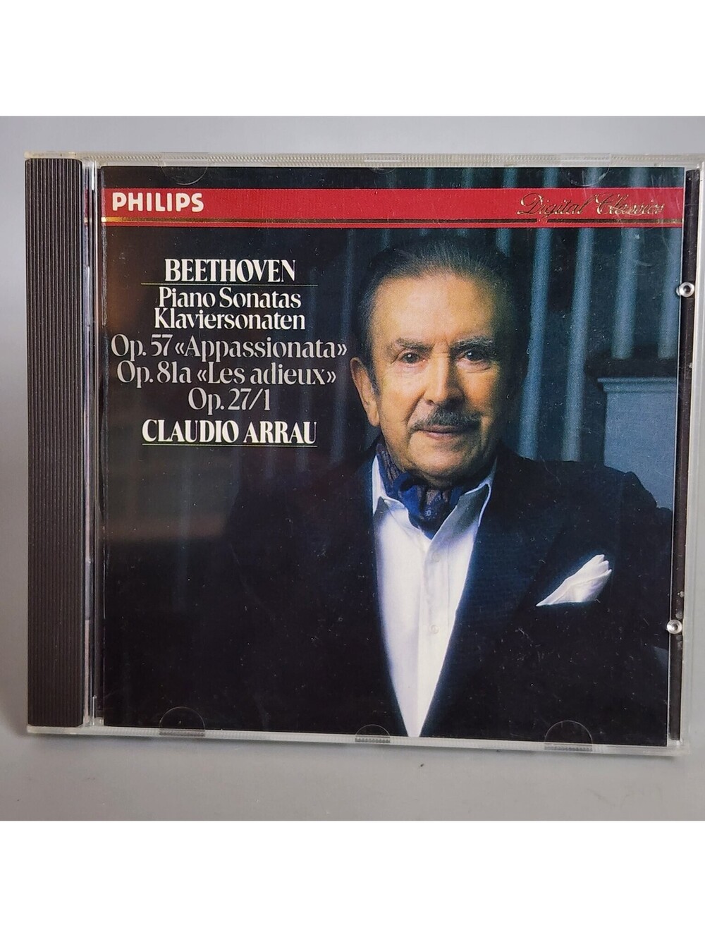 Beethoven Piano Sonatas Op. 57 Appassionata Op. 81a Les Adieux Claudio Arrau CD